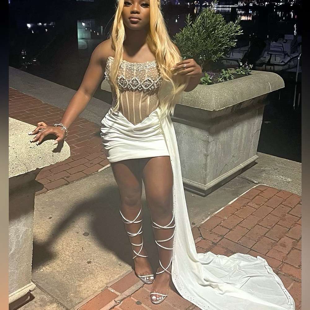 Sexy Velvet Strapless Short Dresses Crystal Beaded Birthday Dress